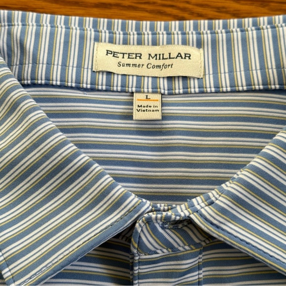 Peter Millar Striped Polo - Picture 2 of 3